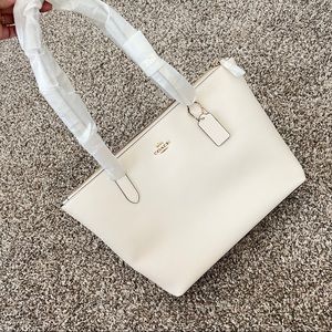 Coach zip tote
